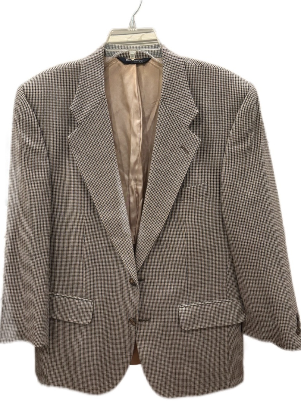Vintage Burberry Men's Houndstooth Blazer